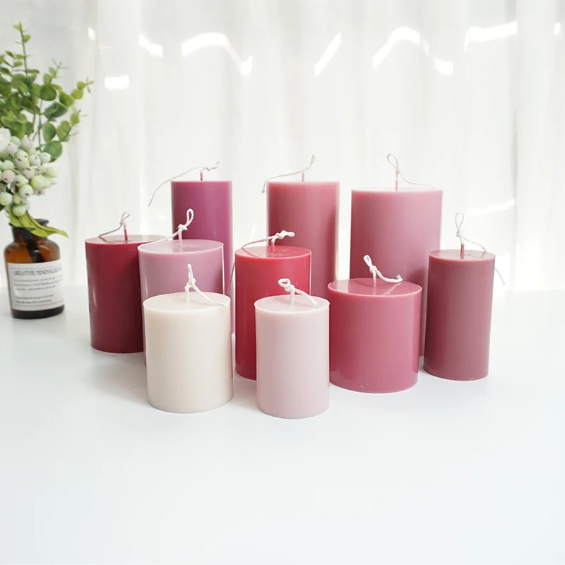 Candle Making Supplies Jars - 플랫 탑 대형 원통형 캔들 몰드,