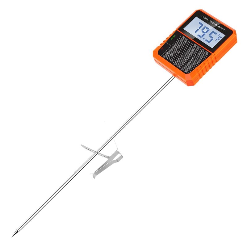 Digital Thermometer Probe - Y42A-TP510 디지털 온도계, 냄비 클립 포함