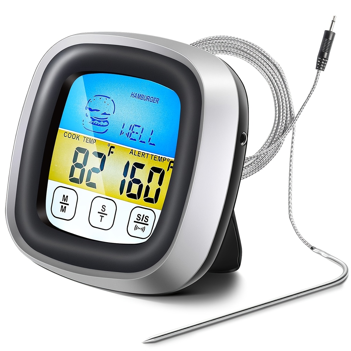 Digital Thermometer Probe - 디지털 고기 온도계 바베큐 타이머 요리