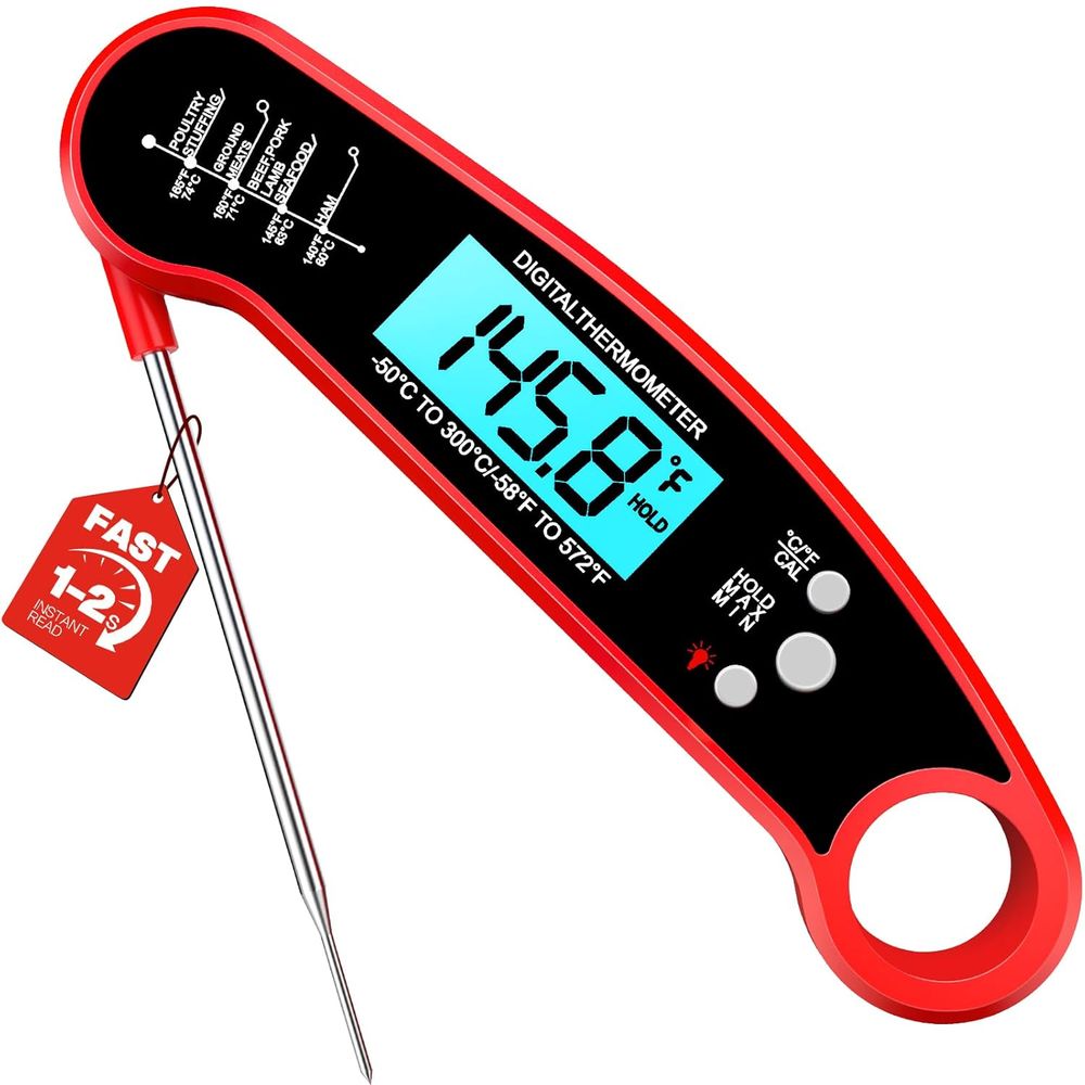 Digital Thermometer Probe - 디지털 고기 온도계 (그릴, 바베큐, 에어프라이어,