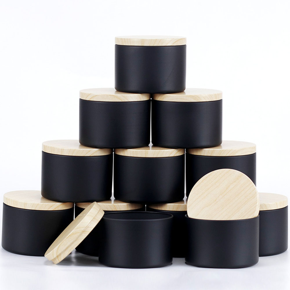 24pcs 4oz 검은 양초 항아리, 뚜껑이 있는 둥근 - Candle Making Supplies Jars 리뷰 및 가격