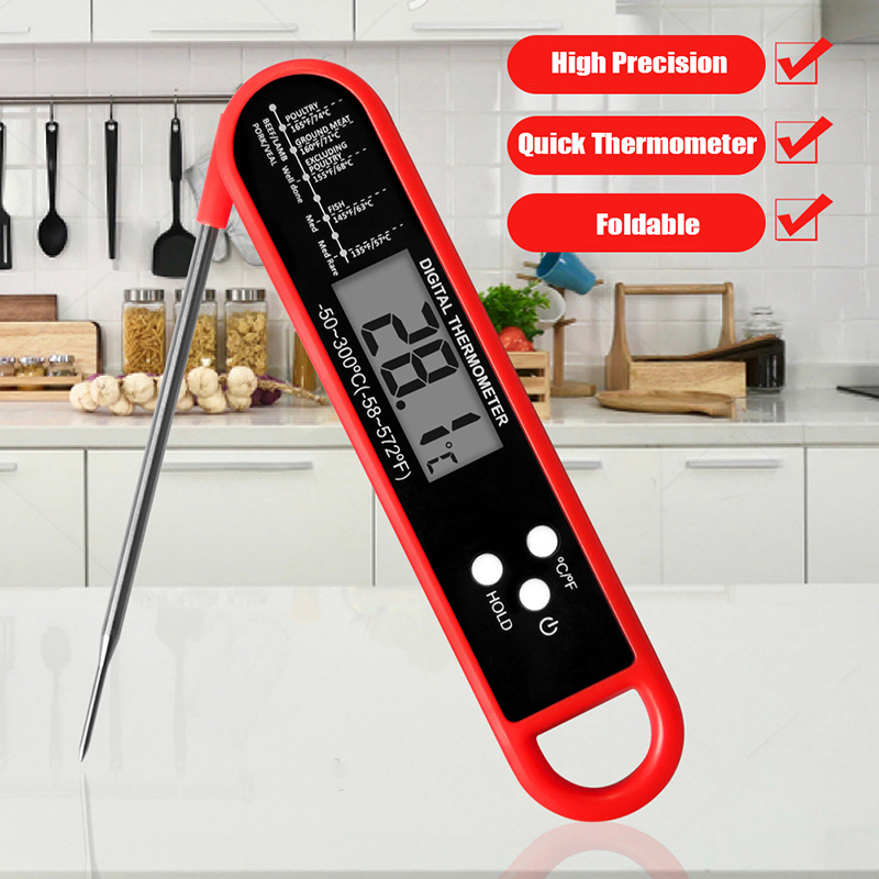 접이식 고기 온도계 디지털 주방 음식 조리 온도계 (고 - Digital Thermometer Probe 리뷰 및 가격