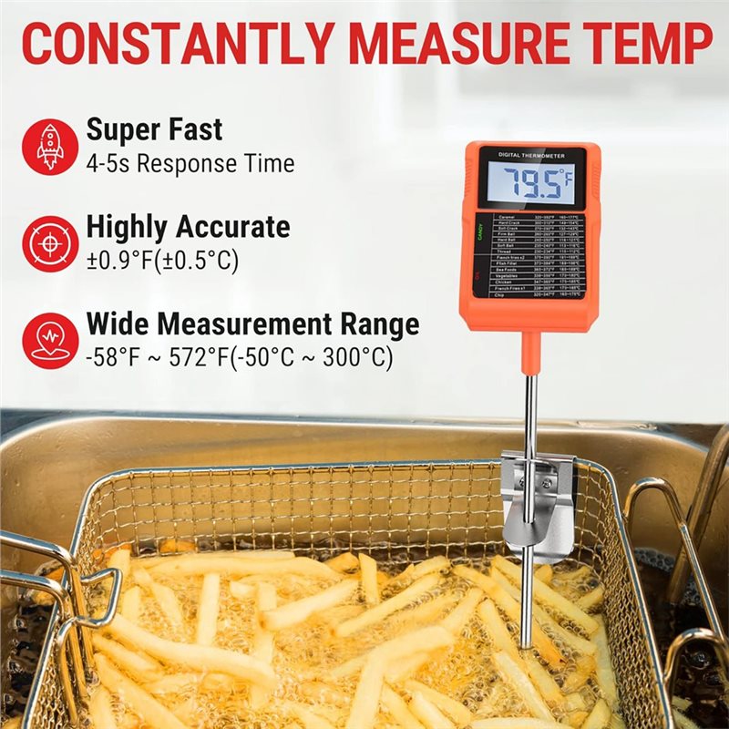 Y42A-TP510 디지털 온도계, 냄비 클립 포함 방 - Digital Thermometer Probe 리뷰 및 가격