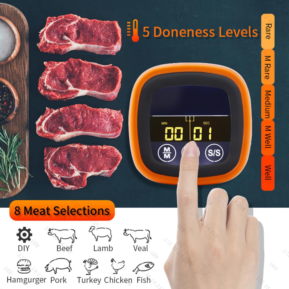 디지털 고기 온도 온도계 프로브 터치 스크린 방수 오븐 - Digital Thermometer Probe 리뷰 및 가격