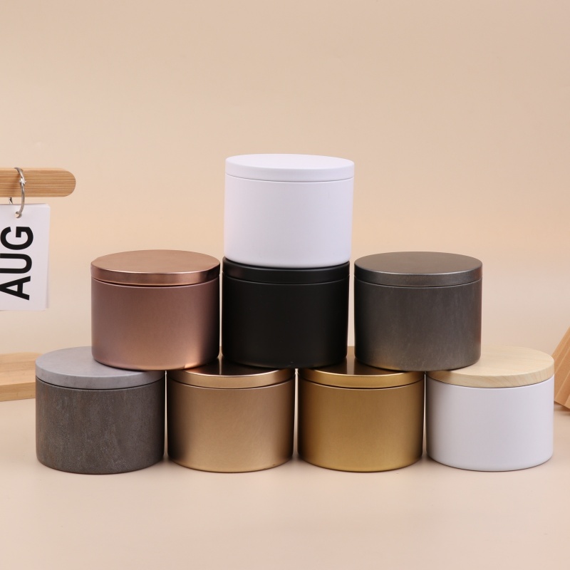 핫세일 8온스 양초 틴캔 양초 용기 양초병 뚜껑 포함  - Candle Making Supplies Jars 리뷰 및 가격