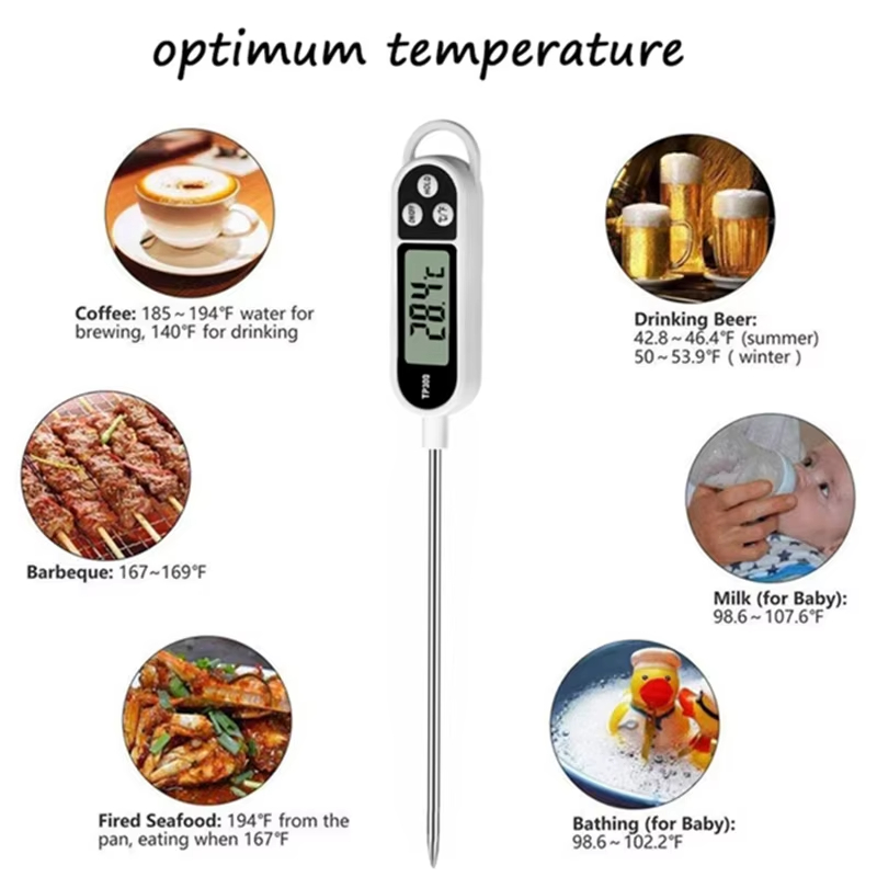 디지털 프로브형 주방 온도계 (음식, 고기, 우유, 요 - Digital Thermometer Probe 리뷰 및 가격