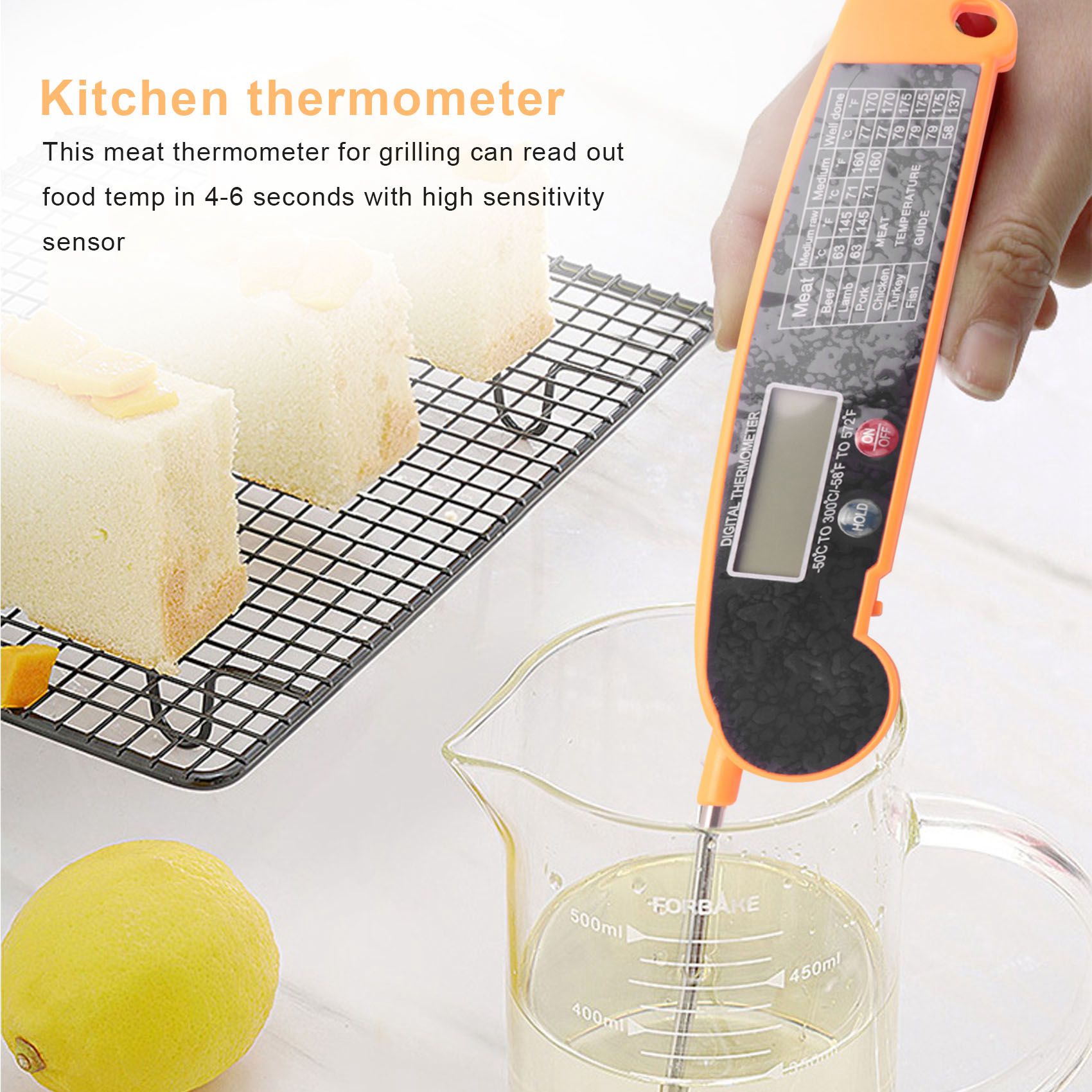 고정밀 온도 프로브가 있는 디지털 즉시 판독 육류 온도 - Digital Thermometer Probe 리뷰 및 가격