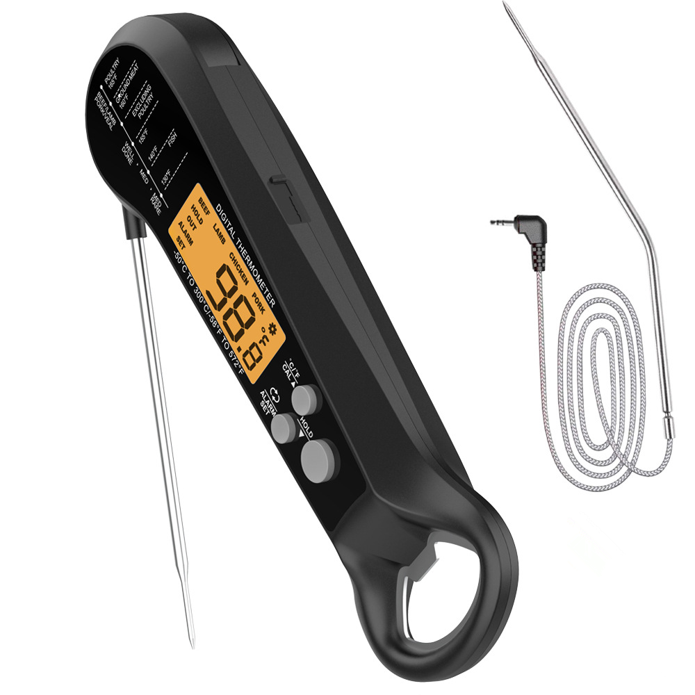 전문가용 디지털 고기 온도계 방수 기능 및 2개의 프로 - Digital Thermometer Probe 리뷰 및 가격